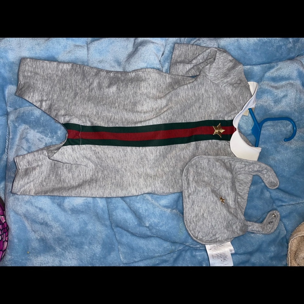 Baby Gucci Web Print Set